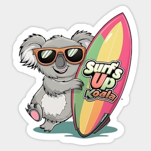 SURFER KOALA Sticker